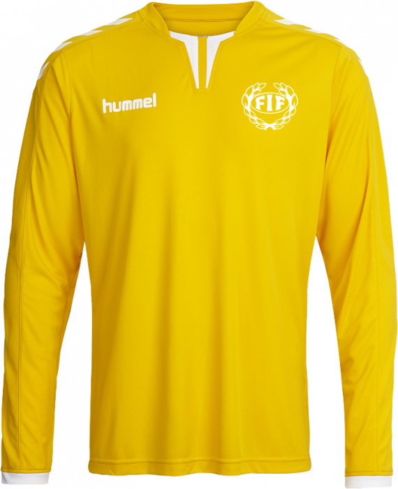 Hummel - Fh Goalkeeper Jersey - Sports Yellow & weiß